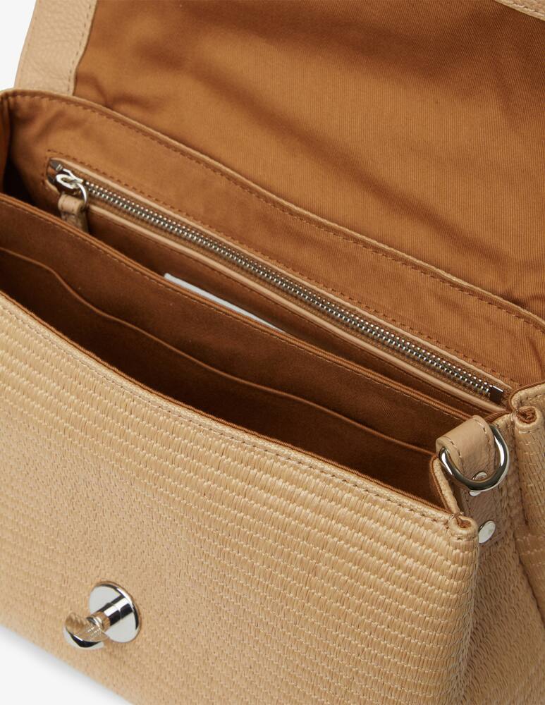 rinascente Zanellato Borsa Postina S net rafia