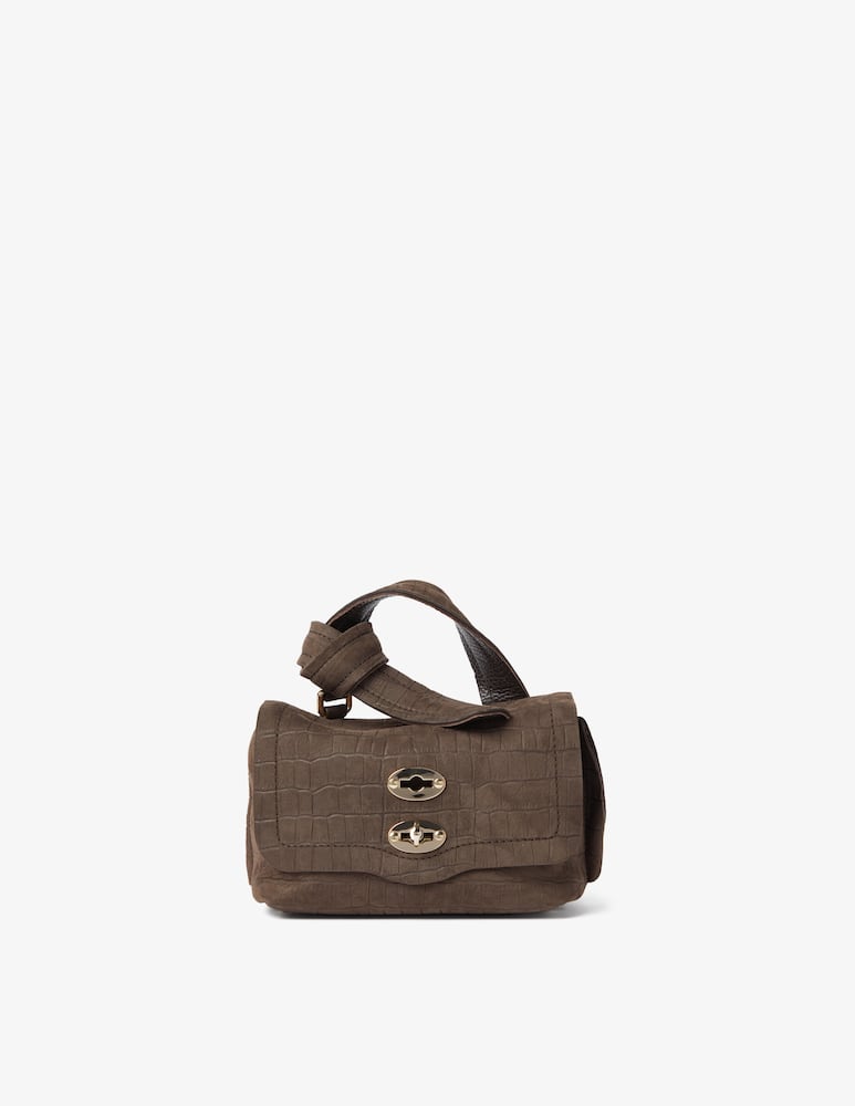 Zanellato Borsa Postina Jones Caiman baby - immagine 1 Zanellato Borsa Postina Jones Caiman baby - immagine 1