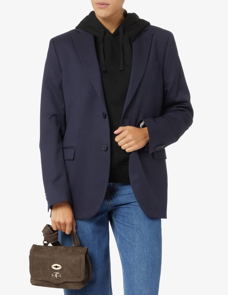 rinascente Zanellato Borsa Postina Jones Caiman baby