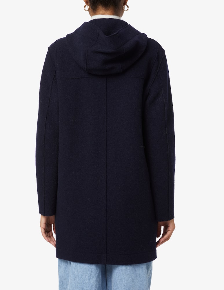 rinascente Harris Wharf London Cappotto montgomery in lana cotta - Blu