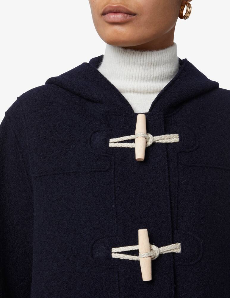 rinascente Harris Wharf London Cappotto montgomery in lana cotta - Blu
