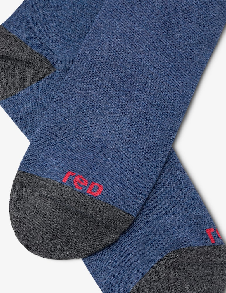 rinascente Red Long cotton socks