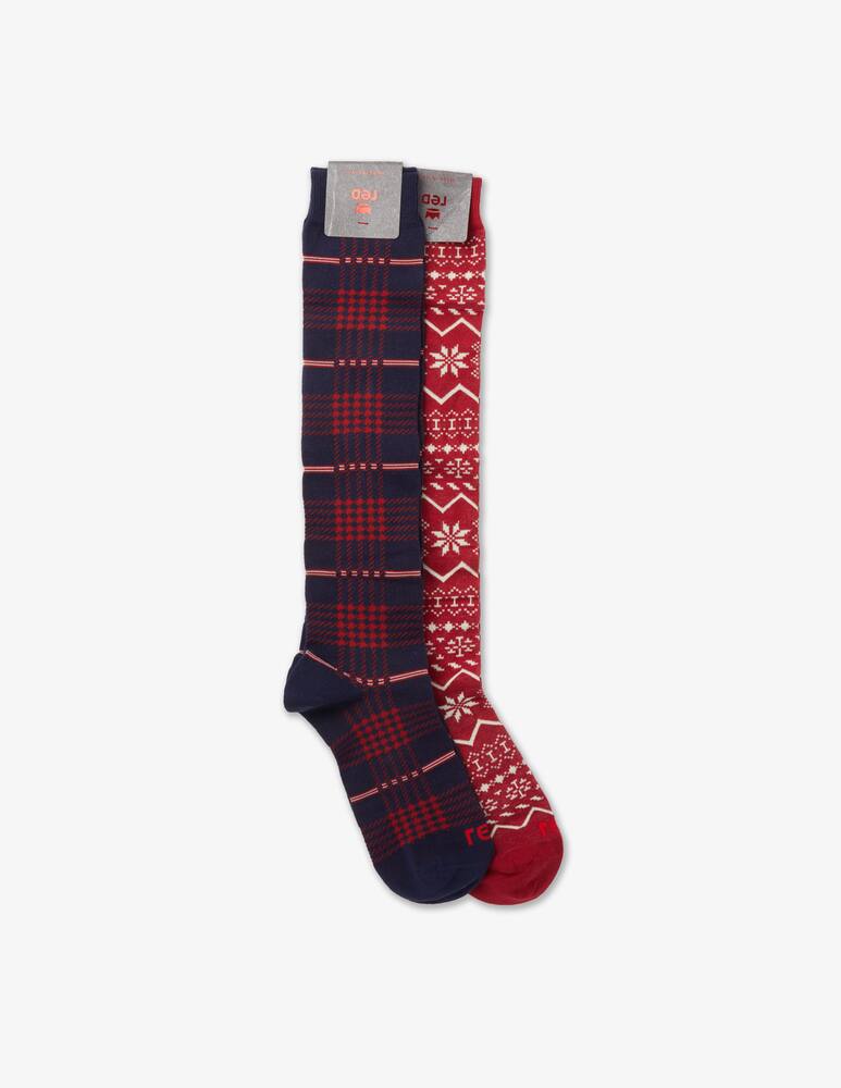 Red Calza lunga tartan - immagine 3 Red Calza lunga tartan - immagine 3