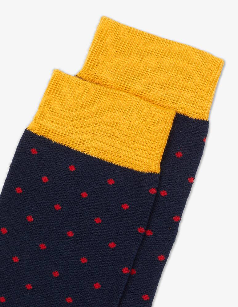 rinascente Red Calza lunga riga multicolor e pois