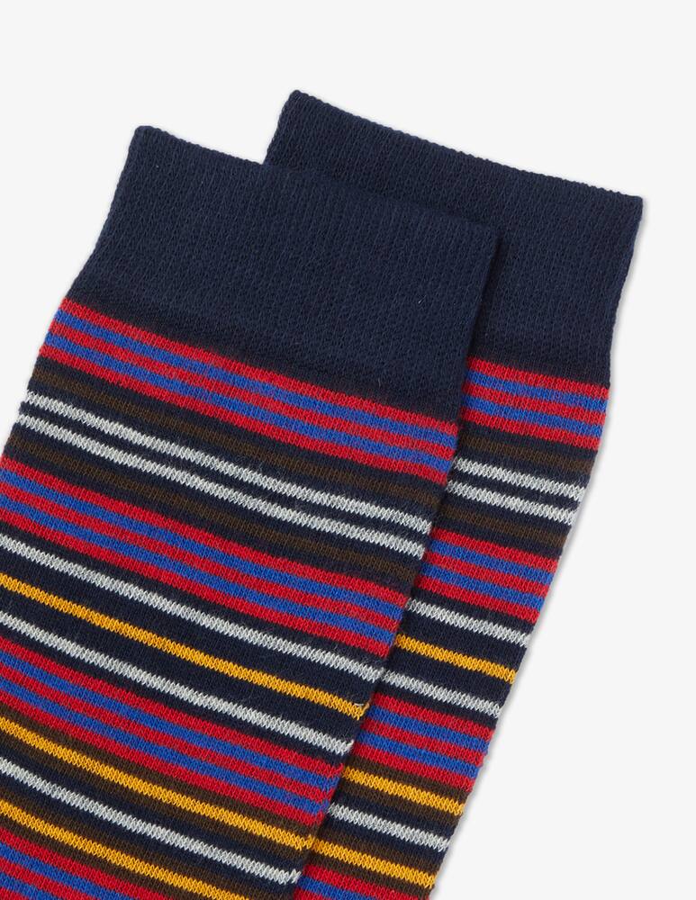 rinascente Red Calza lunga riga multicolor e pois