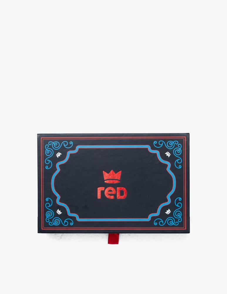 rinascente Red Multicolor stripe and pois long socks