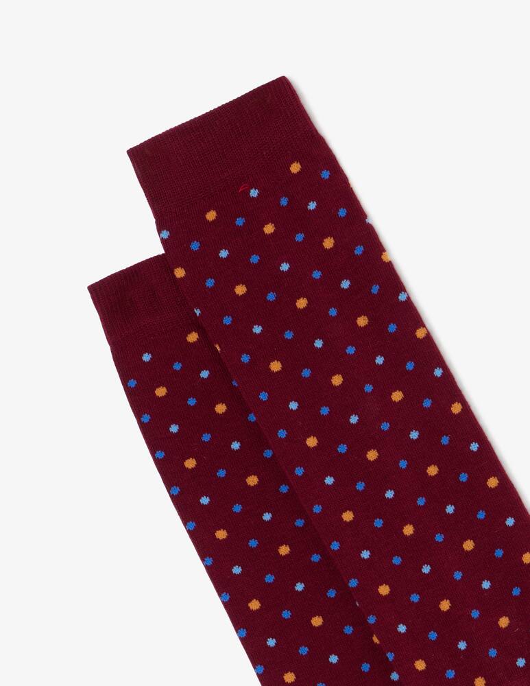 rinascente Red Trottola polka-dot socks