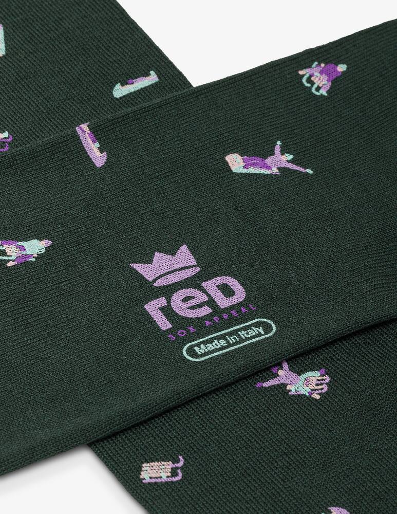 rinascente Red Calza lunga stampa slittini