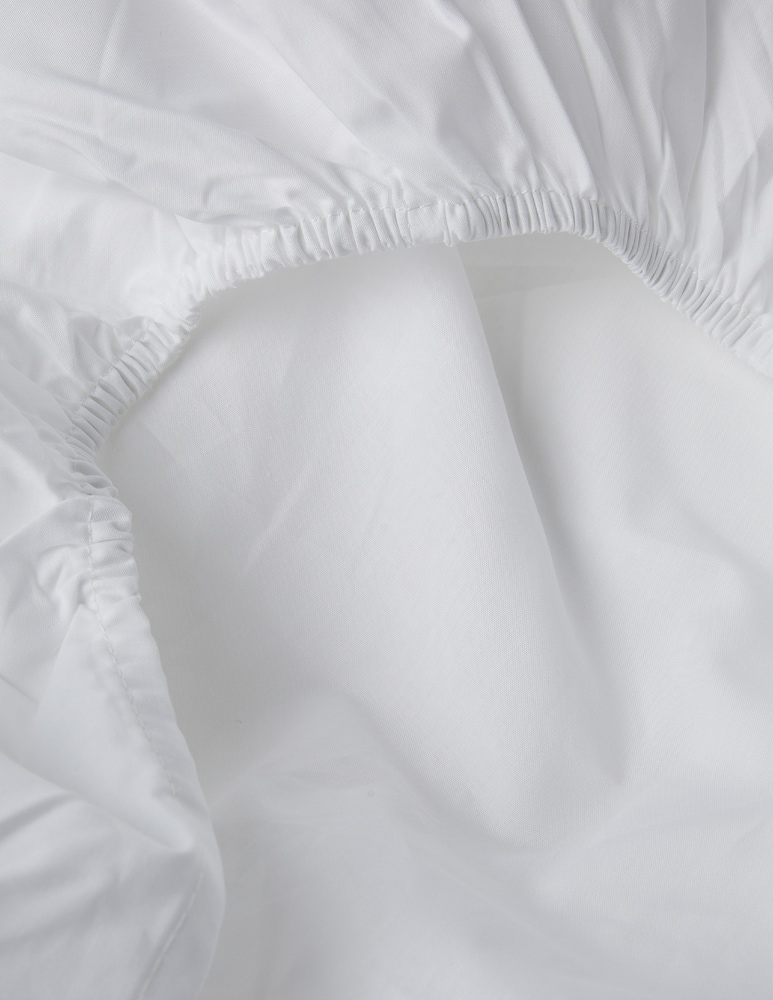 rinascente Somma Origami sottolenzuolo percalle puro cotone - bianco