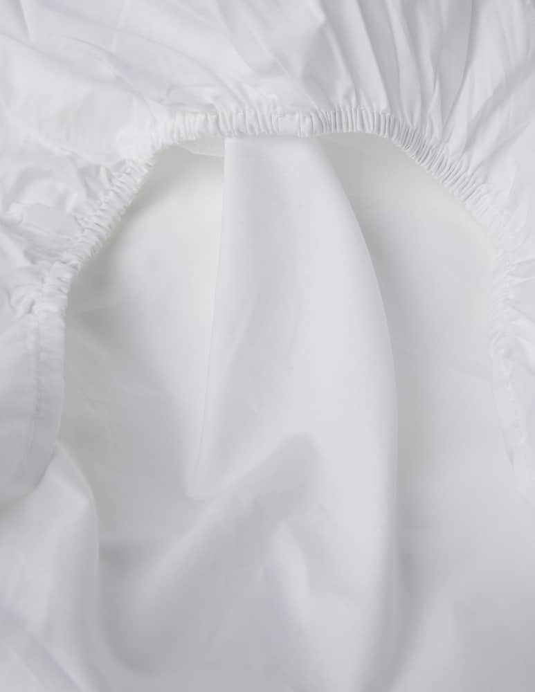 rinascente Somma Origami sottolenzuolo matr. percalle di puro cotone - bianco