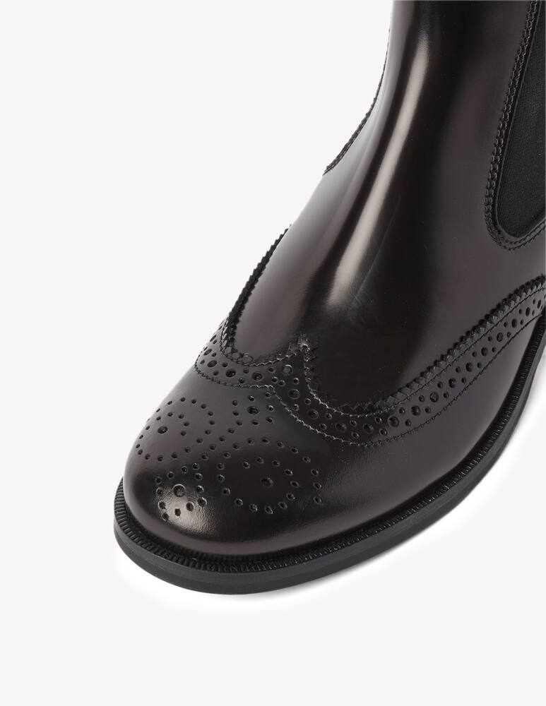 rinascente Gallucci Stivaletti chelsea in pelle - Nero