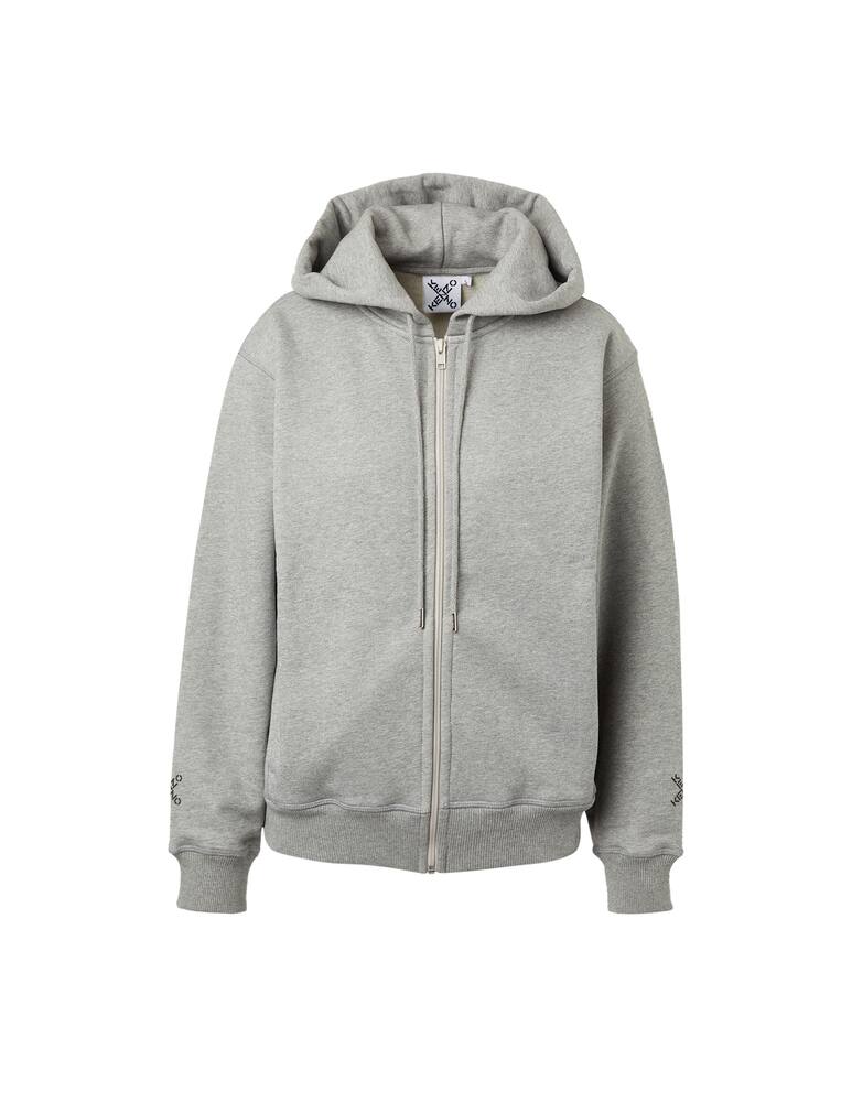 rinascente Kenzo Zipped hoddie Big X - grey