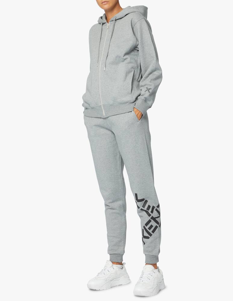 rinascente Kenzo Zipped hoddie Big X - grey