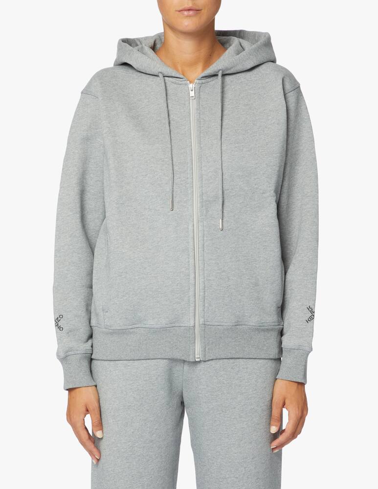 rinascente Kenzo Zipped hoddie Big X - grey