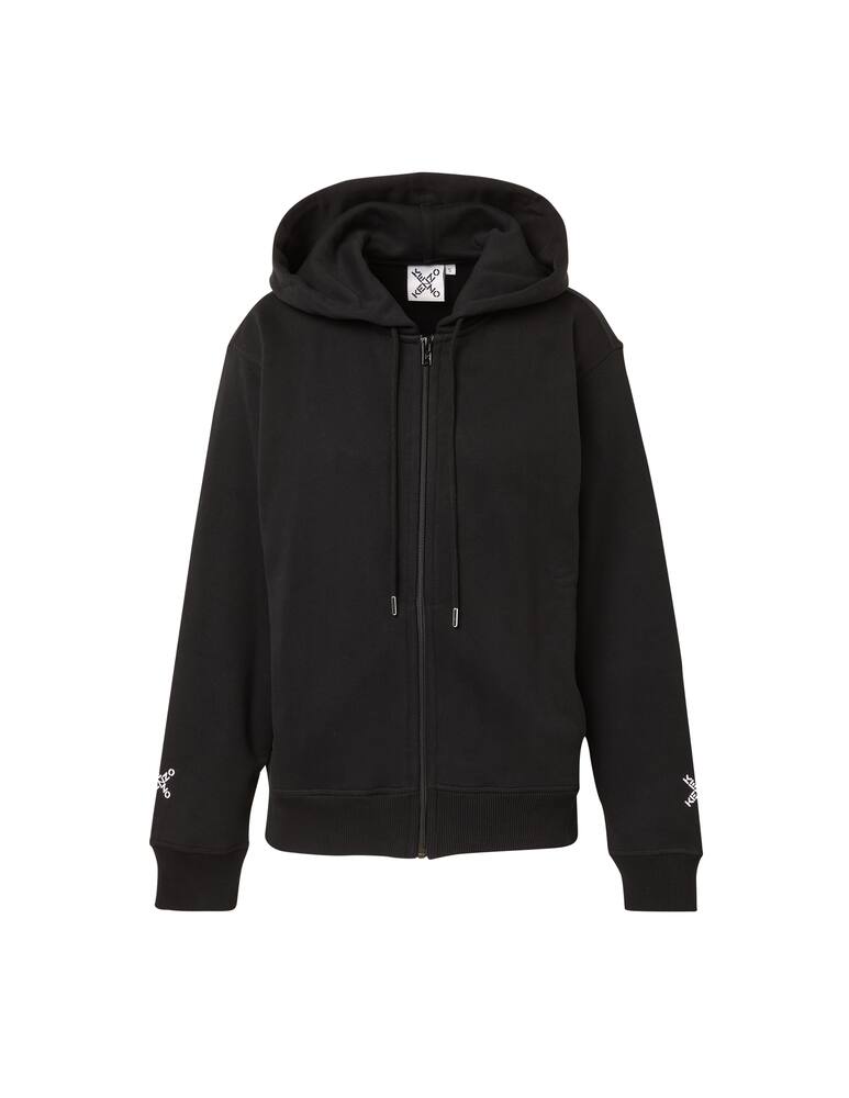rinascente Kenzo Zipped hoddie Big X - black