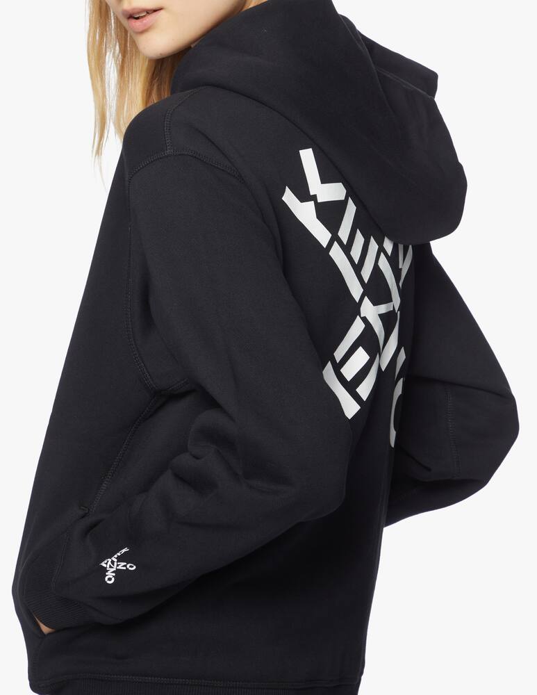 rinascente Kenzo Zipped hoddie Big X - black