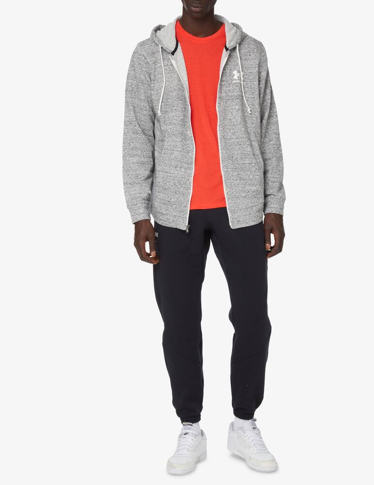 rinascente Under Armour Felpa con cappuccio fzip loghino - Grigio