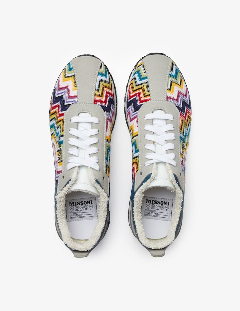 rinascente Missoni Scarpe running a righe - Multicolor