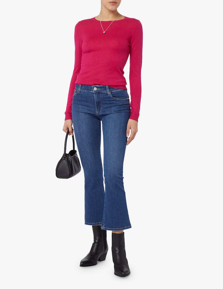 rinascente Pure Cashmere Maglia giro collo con costina