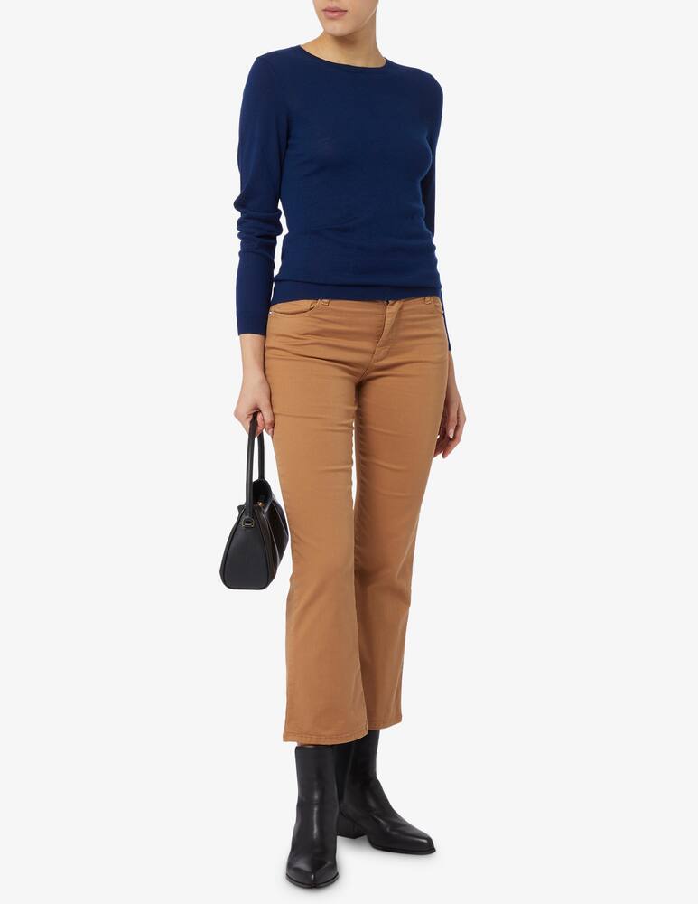 rinascente Pure Cashmere Crew neck ribbed sweater