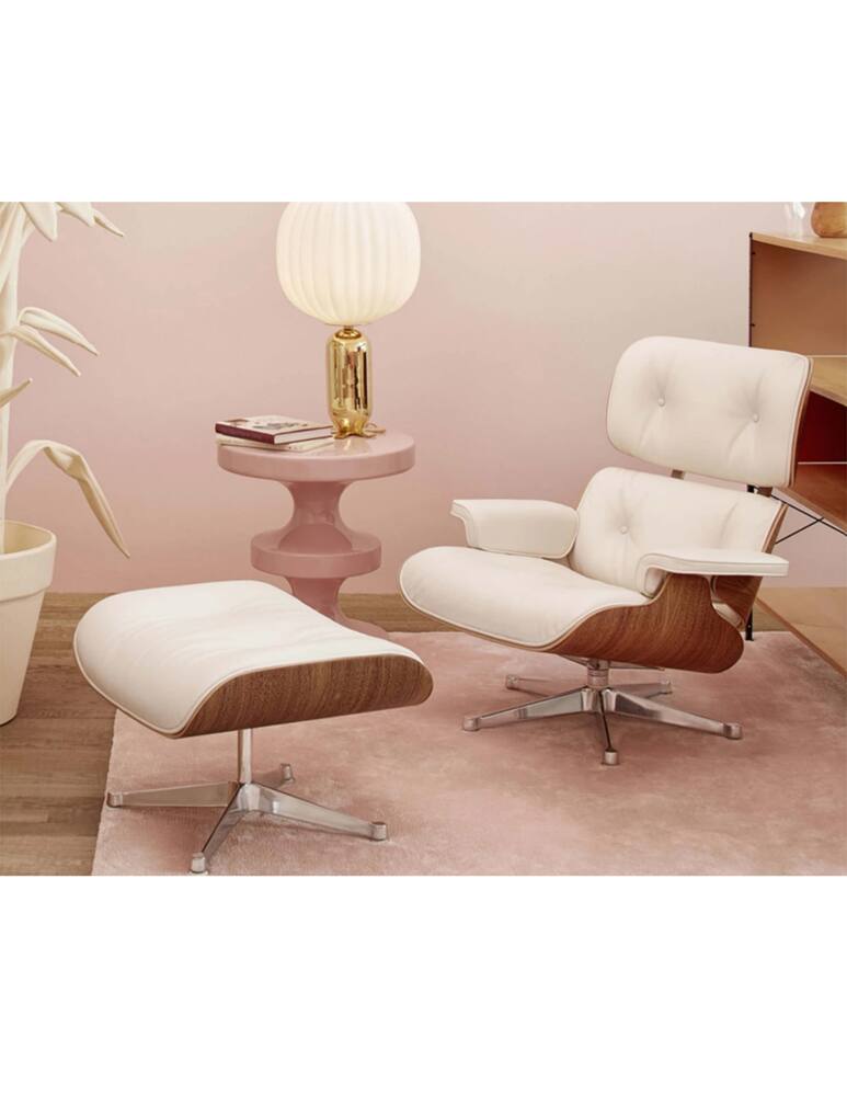 rinascente Vitra Eames Lounge Chair & Ottoman  - Bianco