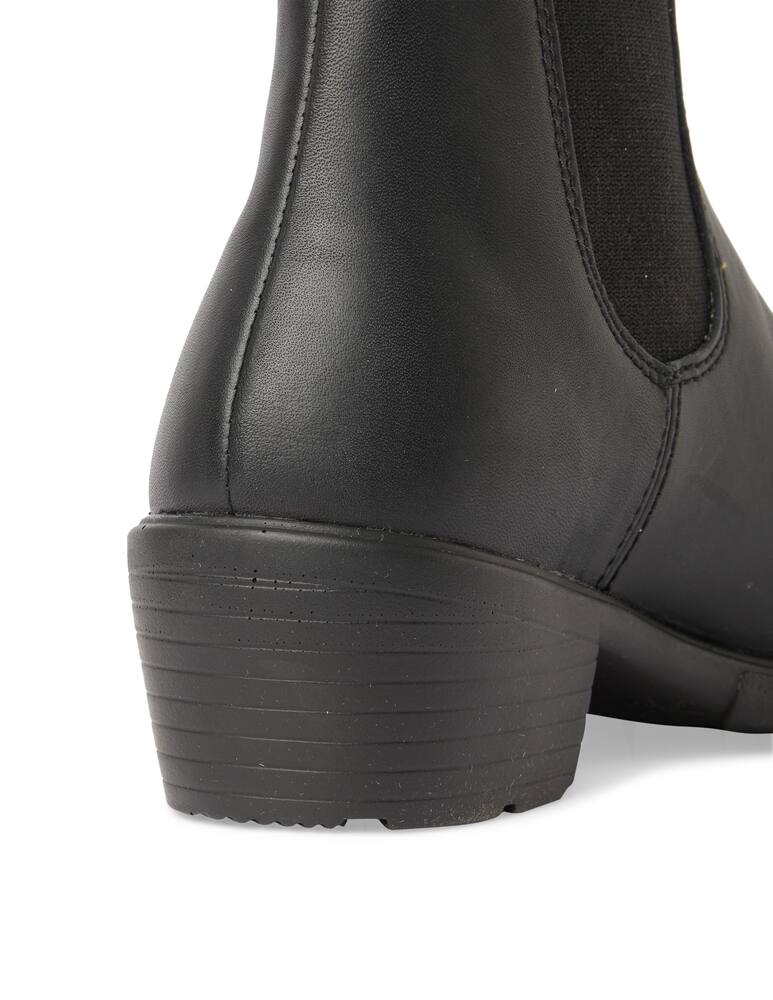 rinascente Blundstone Heel black leather ankle boots