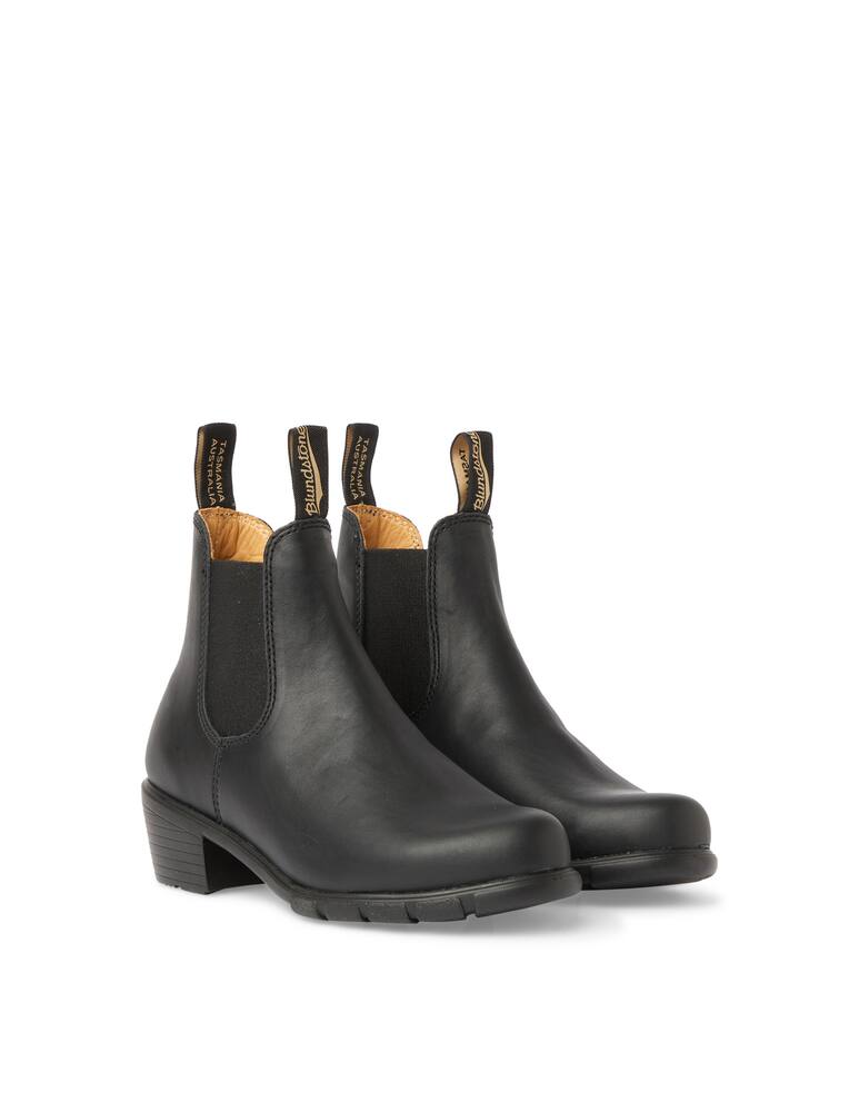 rinascente Blundstone Heel black leather ankle boots