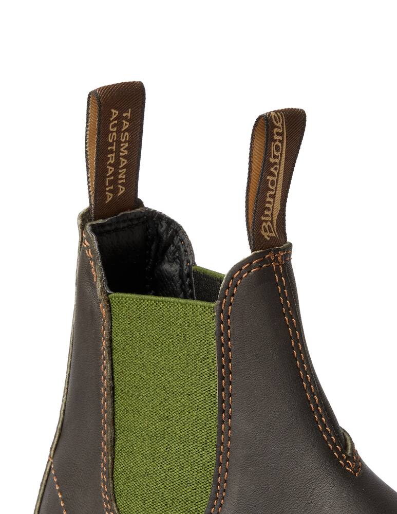 rinascente Blundstone Stout brown leather ankle boots