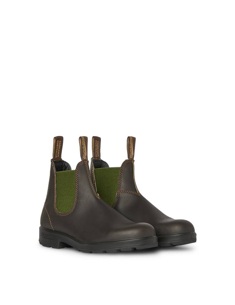 rinascente Blundstone Stout brown leather ankle boots