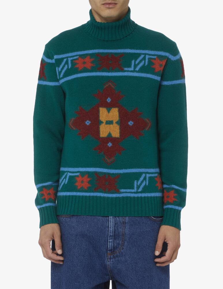 rinascente Gallia Alpaca intarsia turtleneck