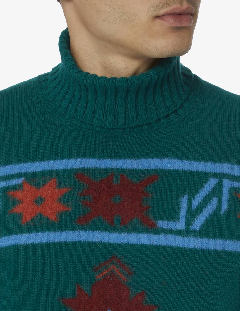 rinascente Gallia Alpaca intarsia turtleneck