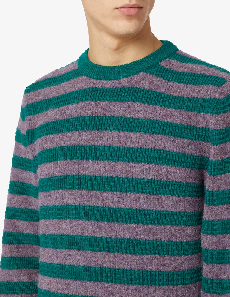 Gallia Alpaca stripe crewneck jumper - picture 4 Gallia Alpaca stripe crewneck jumper - picture 4