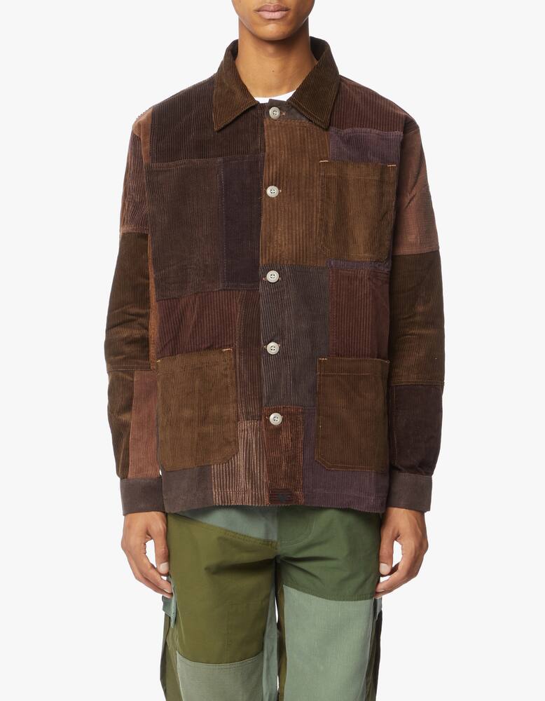 rinascente Overlord Corduroy patch overshirt