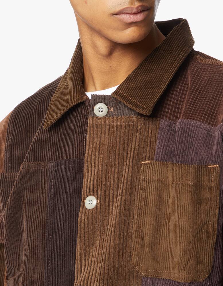 rinascente Overlord Corduroy patch overshirt