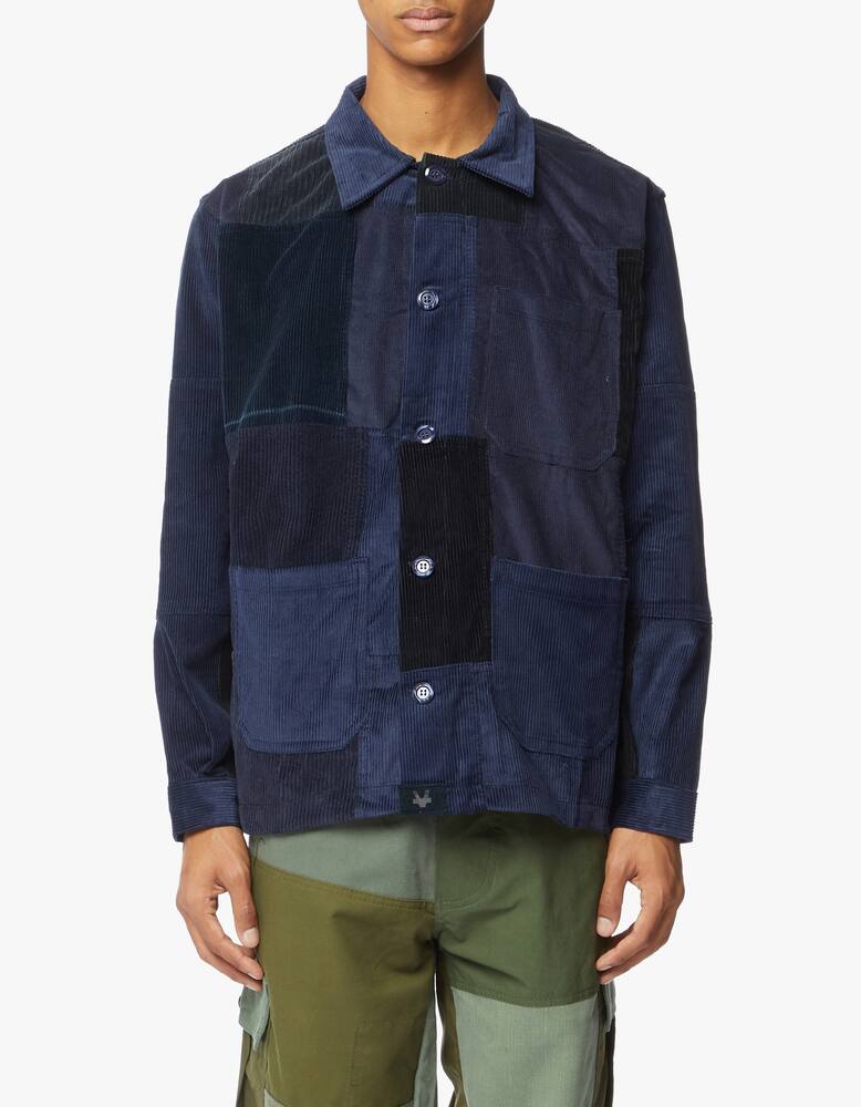 rinascente Overlord Corduroy patch overshirt