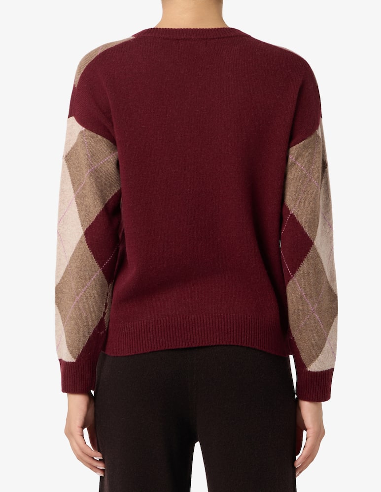Rinascente Collection Maglione girocollo argyle - immagine 3