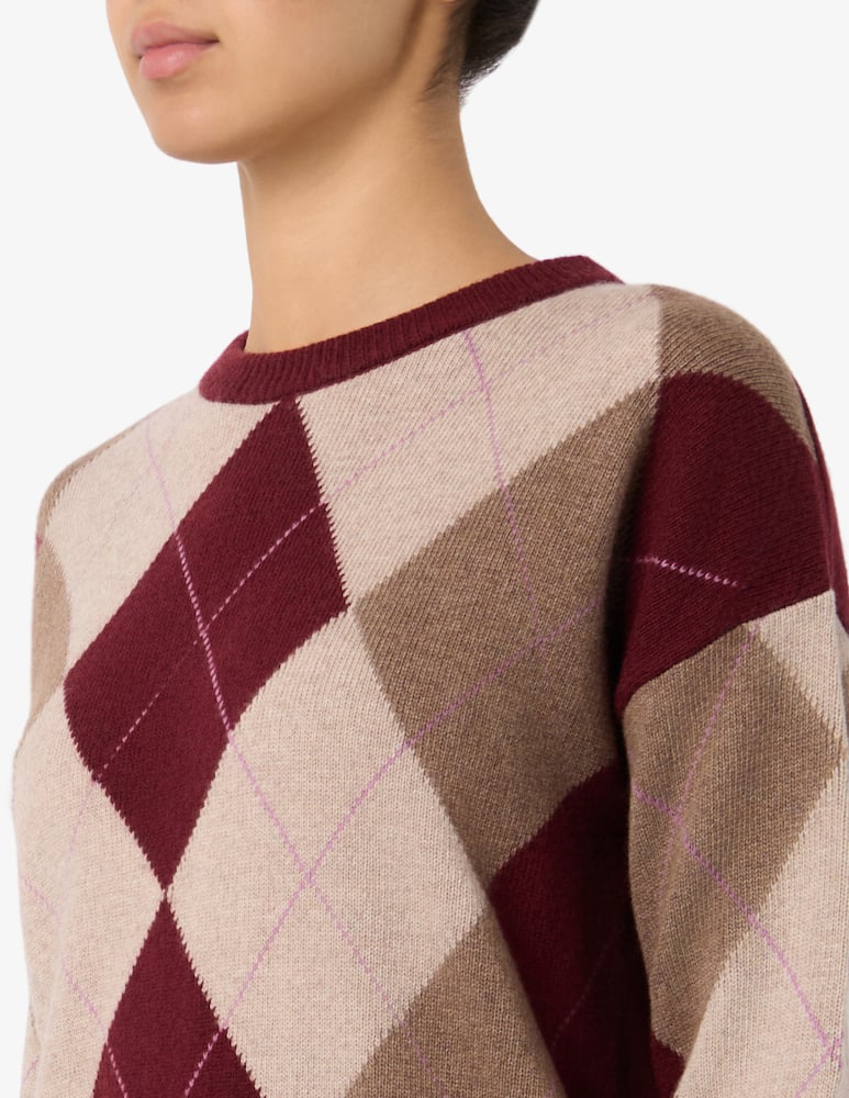 Rinascente Collection Maglione girocollo argyle - immagine 4
