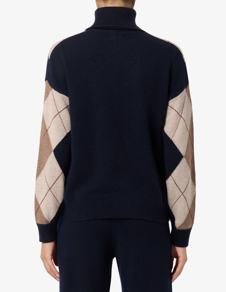 rinascente Rinascente Collection Maglione collo alto argyle