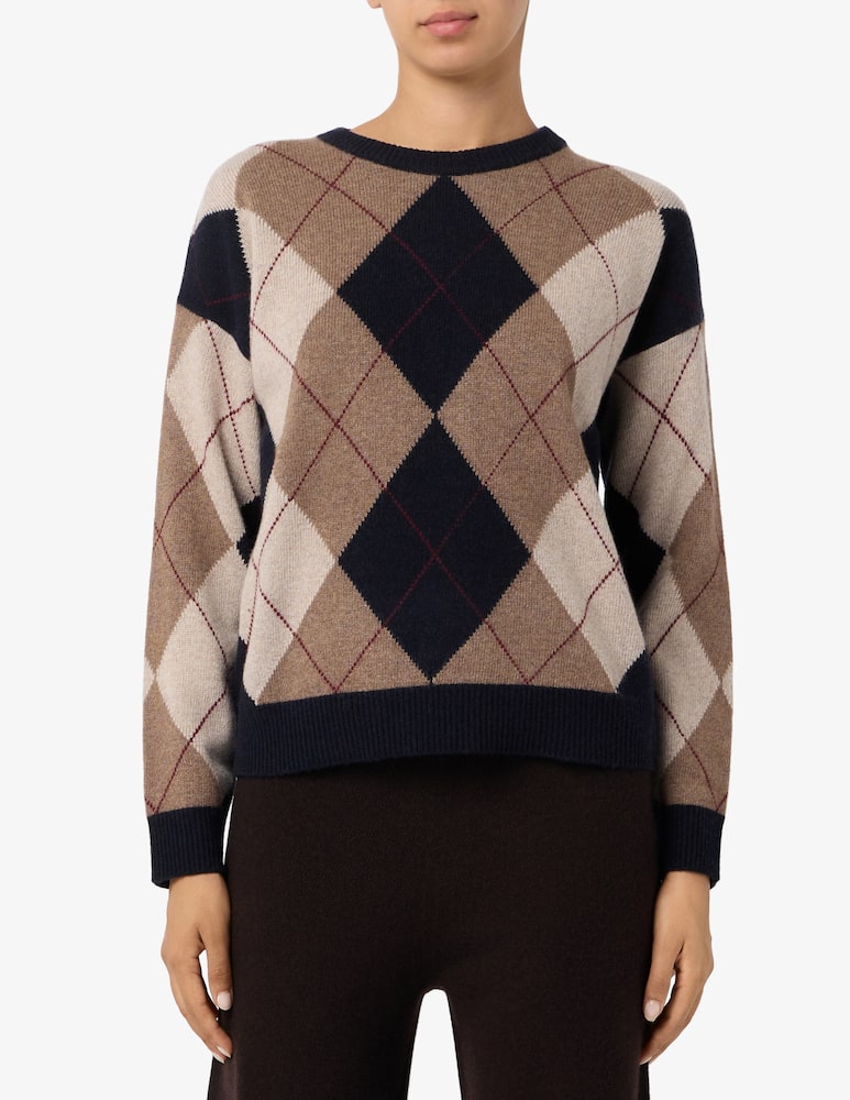 Rinascente Collection Maglia girocollo argyle - immagine 1