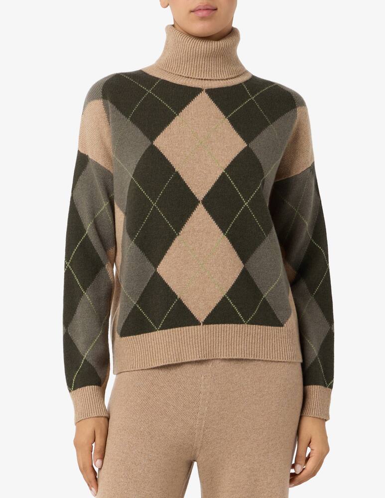 rinascente Rinascente Collection Maglione dolcevita argyle