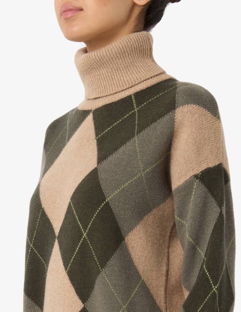 rinascente Rinascente Collection Maglione dolcevita argyle