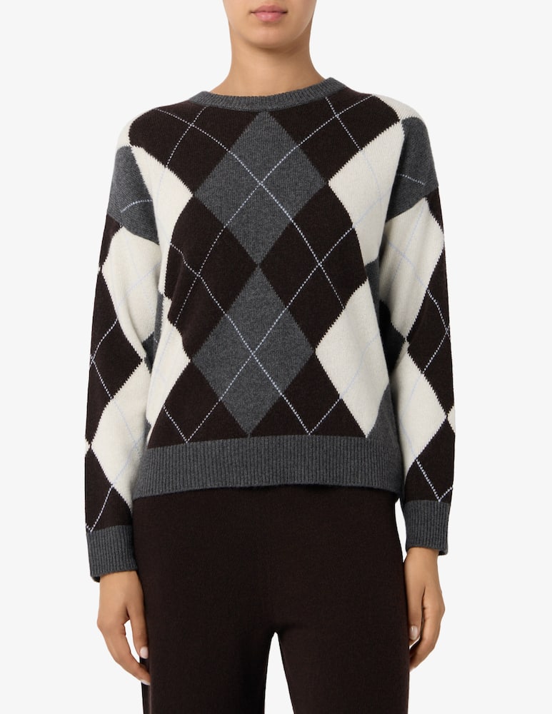 Rinascente Collection Maglia girocollo argyle - immagine 1