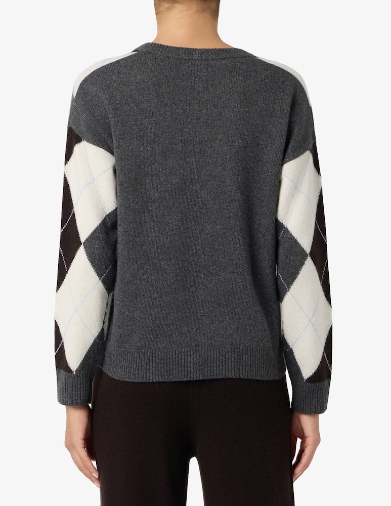 Rinascente Collection Maglia girocollo argyle - immagine 3