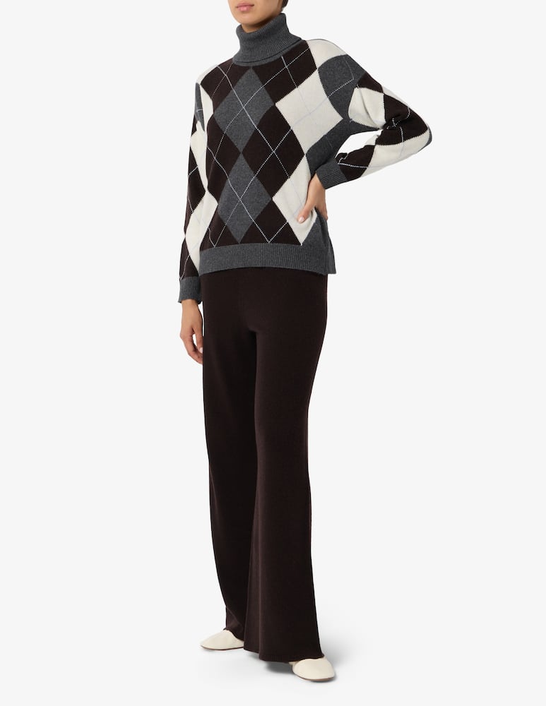 rinascente Rinascente Collection Maglione dolcevita argyle