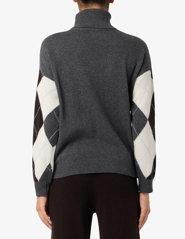 rinascente Rinascente Collection Maglione dolcevita argyle