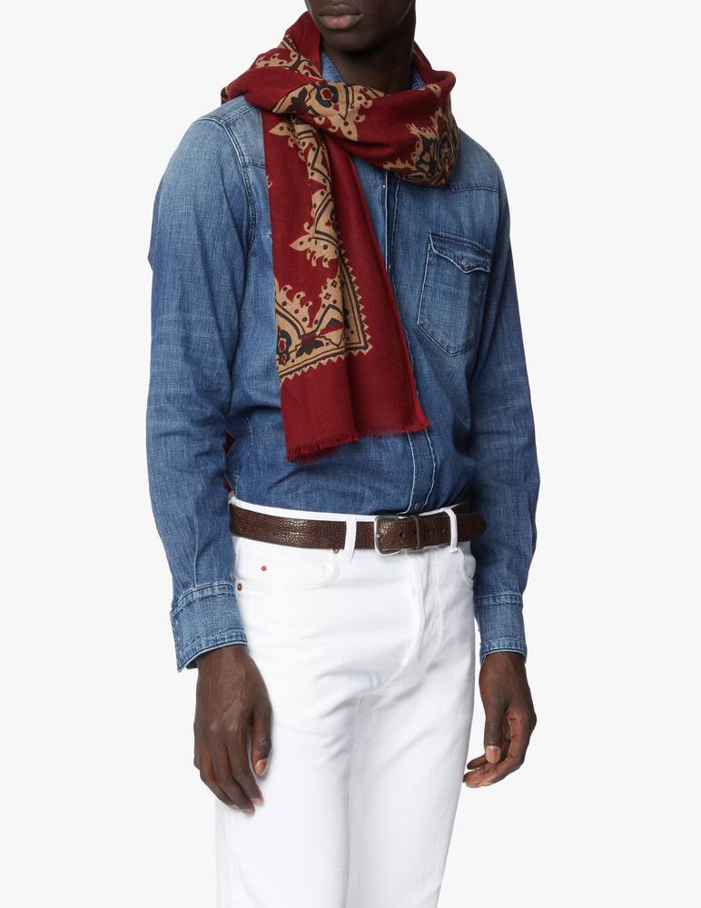 rinascente Orciani Cintura in pelle grit 35mm