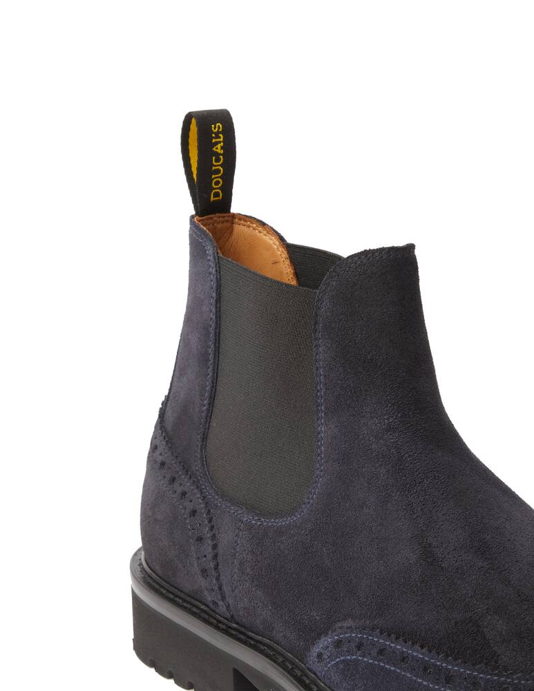 rinascente Doucal's Suede chelsea boot