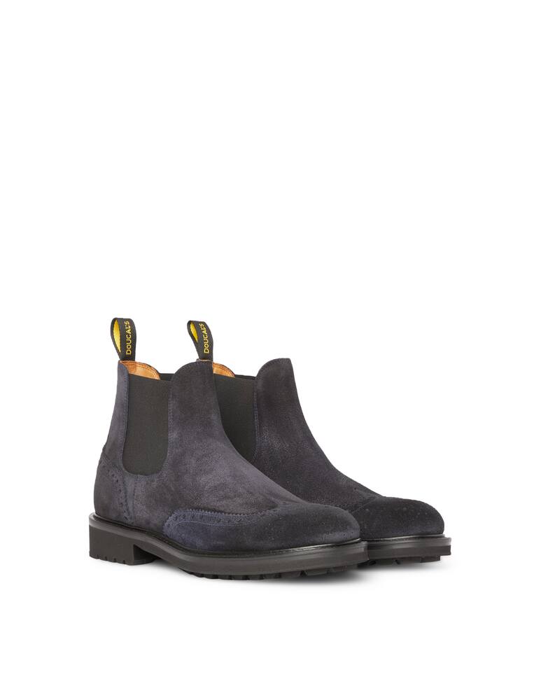 rinascente Doucal's Suede chelsea boot