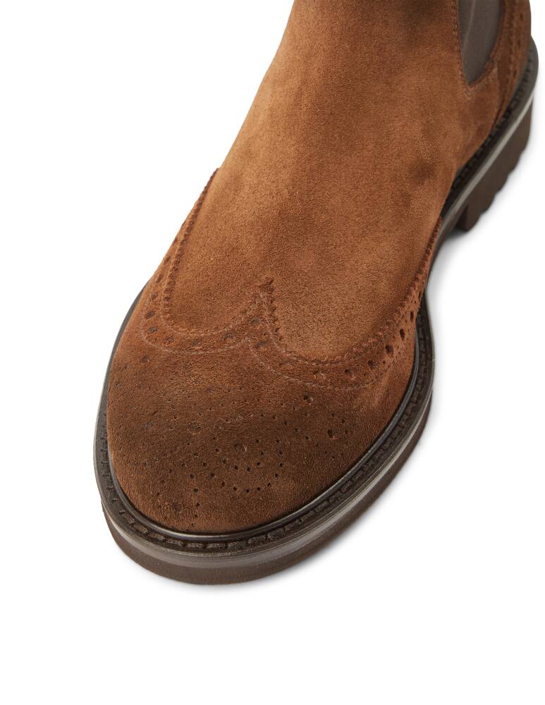 rinascente Doucal's Suede chelsea boot