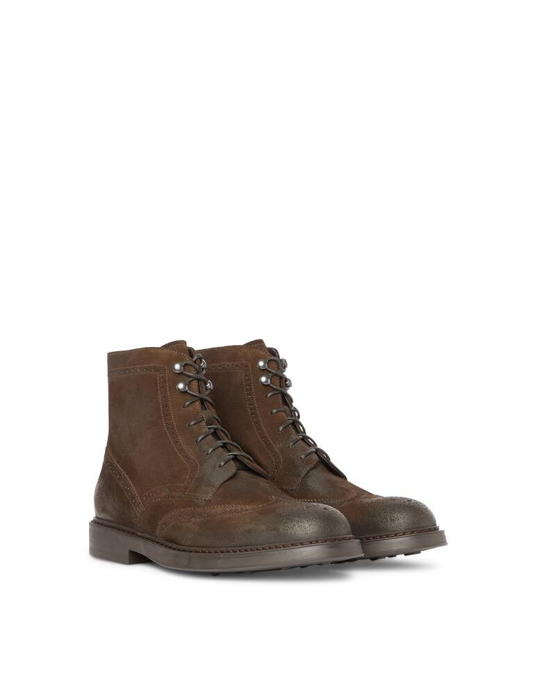 rinascente Doucal's Lace up suede boot 